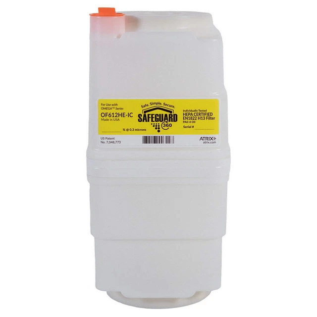 ATRIX OF612HE-IC Vacuum Filter,Dry Pickup,5-3/4" H