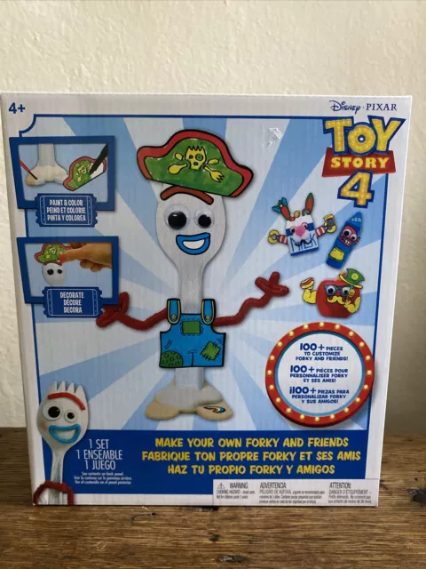 Toy Story 4 Creativity Set Disney Make Your Own Forky Sheriff Badge Kit  Pixar
