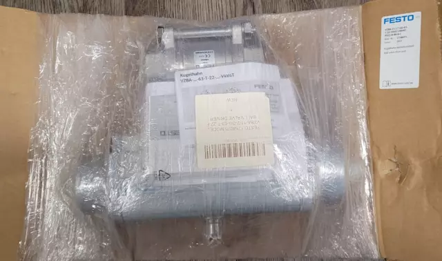 FESTO Vzba-11/2 " -gg-63-t-22-f0507-v4v4t-ps53-r-90-4-c 1758075 Cock - New/Boxed 2