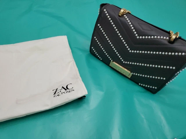 New ZAC Posen Soft Earthette Shoulder Bag brown crossbody  handbag holiday gift