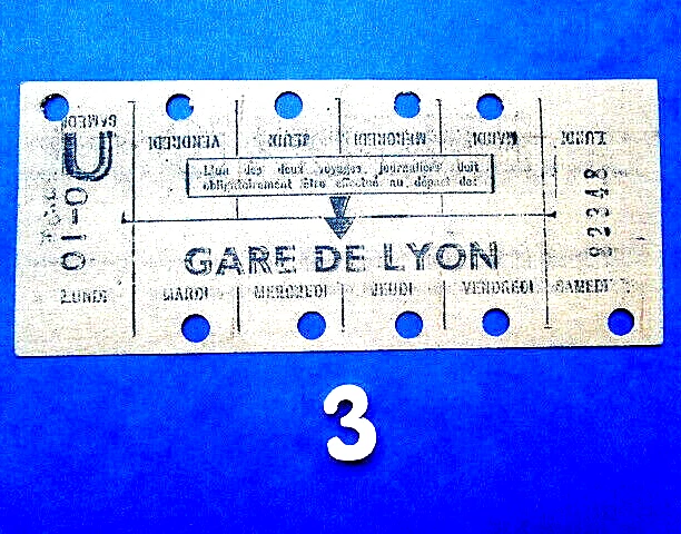 Ancien Ticket De Bus Hebdomadaire - Carte Autobus Ile-de-France 1993 (Vintage)