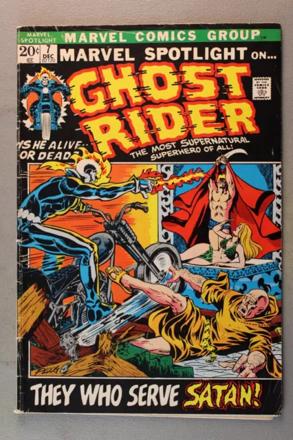 Marvel Spotlight #7 *1972* Ghost Rider "They Who Serve Satan!" Mike Ploog Cover