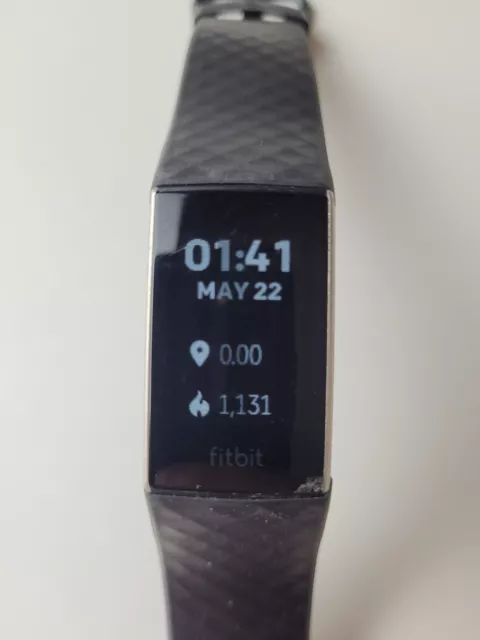 Fitbit Charge 3 - FB409 - Rose Gold - Large Black Band - No Charger #2