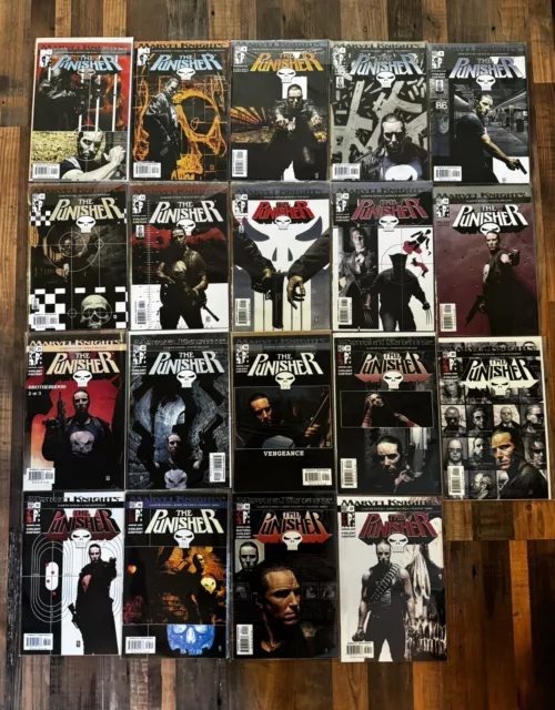 Massive Lot of Punisher Comics Marvel Knights, 2099, War Journal/Zone and Misc.
