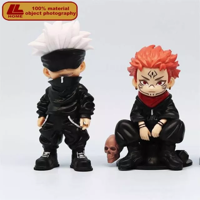 Anime ZS Satoru Gojo＆Itadori Yuji Ryomen Sukuna Cute Big Head Figure Statue