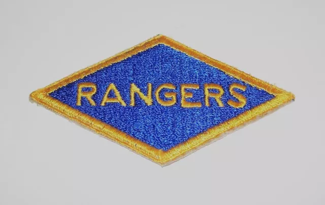 Original Fully Embroidered Ww2 Army Rangers Diamond Patch