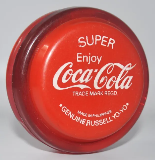 Philippines Coca COKE Cola SUPER Fiberglass rim Red GENUINE RUSSELL Yo-Yo