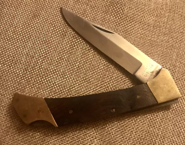 STANLEY 10-049 Silver Powder-Coated 6.9 Folding Blade Pocket Knife at