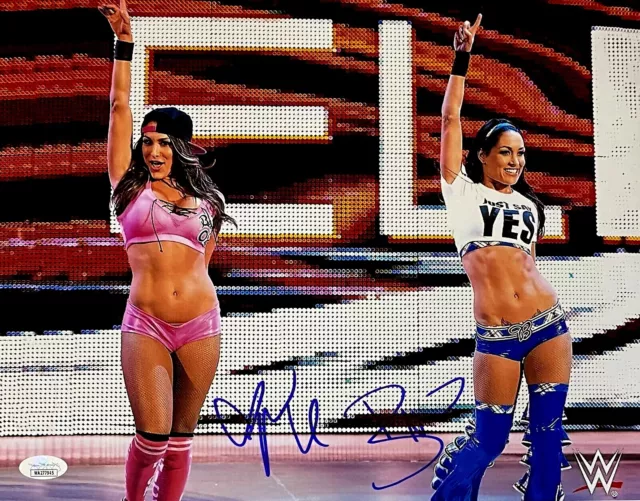 The Bella Twins Brie & Nikki Signed 11x14 Photo JSA Authenticated #7