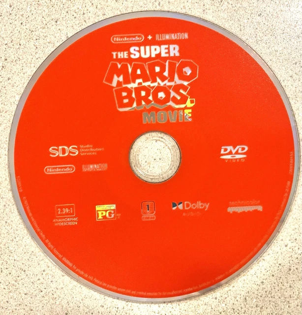 THE SUPER MARIO Bros Movie (DVD, 2023) NEW Chris Pratt DISC ONLY, No Case!!! 12.00 PicClick THE SUPER MARIO Bros Movie (DVD, 2023) NEW Chris Pratt DISC ONLY, No Case!!! 12.00 PicClick