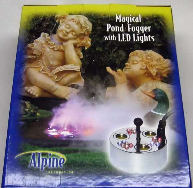 Alpine Mini-Pond Fogger/Mister with LED Lights (3 Jets), FG203LR