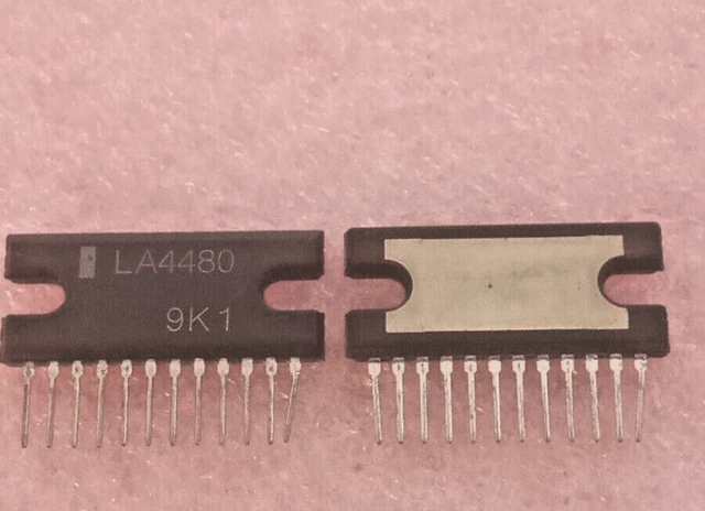 1pcs LA4480  2-Channel 4W AF Power Amp  HSIP12 SANYO