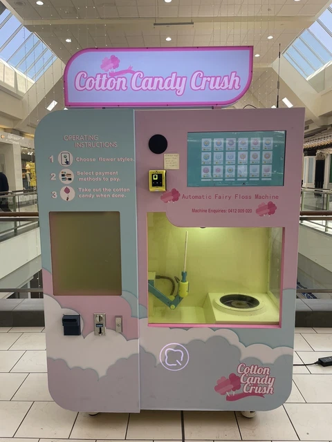 Amazing Automated Cotton Candy Vending Machine - Passive Income Tech Support Amazing Automated Cotton Candy Vending Machine - Passive Income Tech Support
