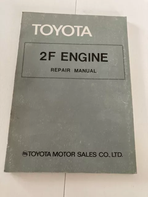 orig. Toyota Trucks Land Cruiser J40 FJ BJ HJ 4.0 L Engine 2F repair manual 1974