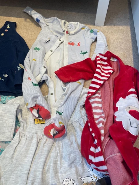Enorme pacchetto vestiti bambina 3-6 mesi, successivo, joule Ted Baker mamme e papà 2