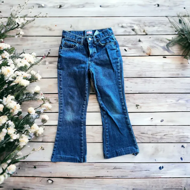 Vintage Cool Blues Size 10 Girls. Vintage Flair | Bell Bottom 1990s Retro Jeans.