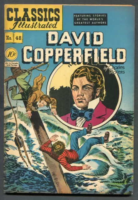 Classics Illustrated #48 DAVID COPPERFIELD - Dickens 1st Edition (HRN 48) 1948