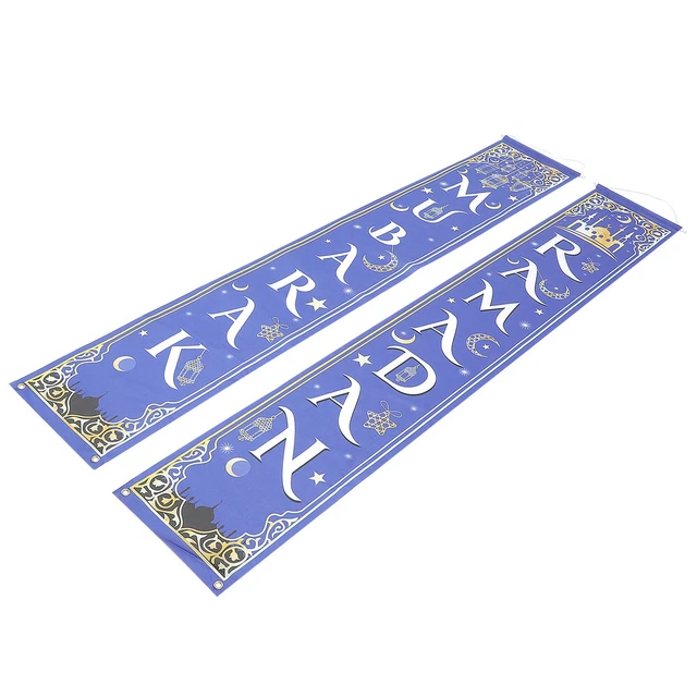 Bandiera Eid Mubarak Eid Mubarak decorazione celebrativa streamer bandiera commemorativa