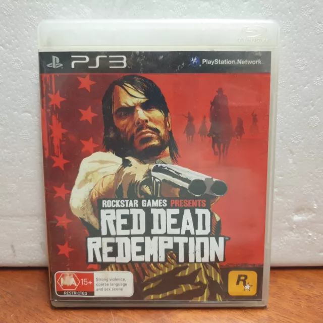 Red Dead Redemption Rockstar Games PS3 Video Game w/ Map and Manual