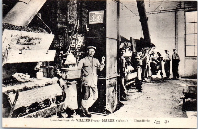 02 VILLIERS SUR MARNE - la chaufferie du sanatorium.