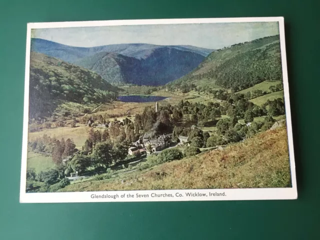 Irish Postcard Glendalough  Of The 7 Churches, Co Wicklow   Pc De Luxe  50