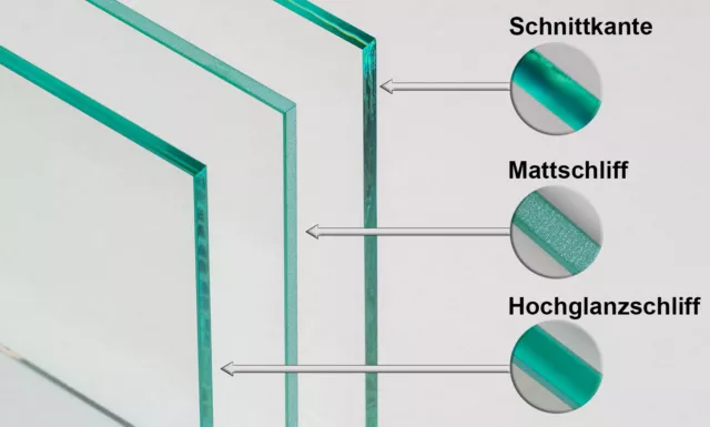 Glasscheibe 4 mm Klarglas - Flachglas  nach Maß  Floatglas