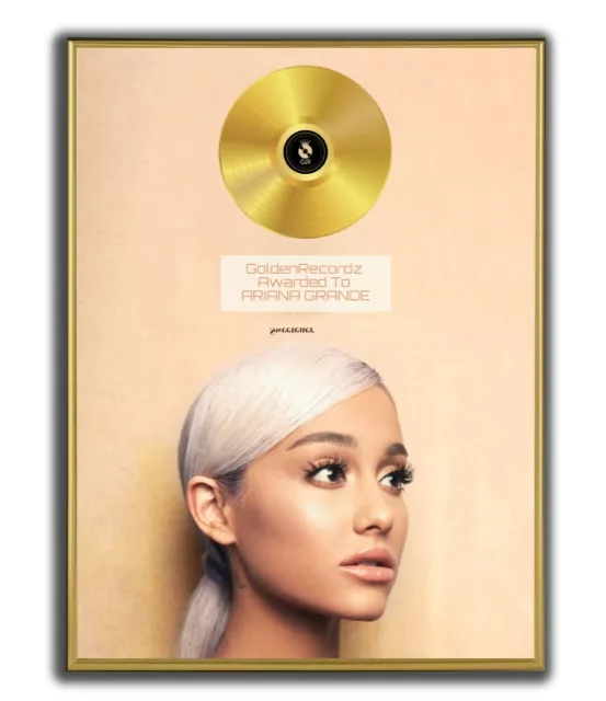 ARIANA GRANDE Poster, SWEETNER, GOLD/ PLATINIUM CD, gerahmtes Poster,