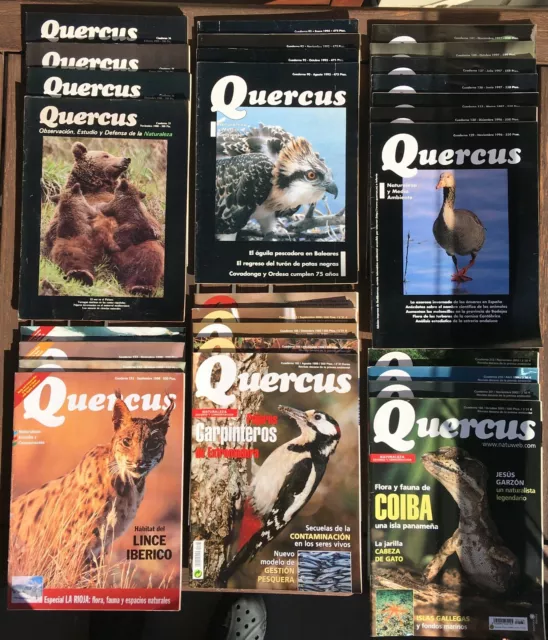 QUERCUS, revista de naturaleza. Números sueltos.