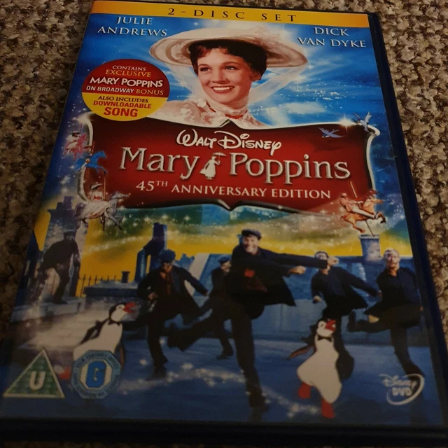 Mary Poppins 45th Anniversary, Edizione UK, 2 Dischi, Restaurato, Con Julie Andrews E Dick Van Dyke