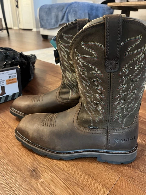Groundbreaker Wide Ariat Groundbreaker Waterproof Steel Toe Ariat