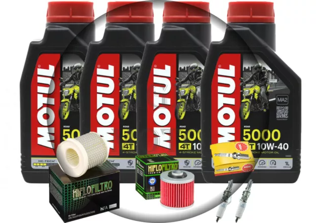 Kit Tagliando Yamaha Xv 535 Virago 1993 Olio Motul Candele Filtro Olio Aria