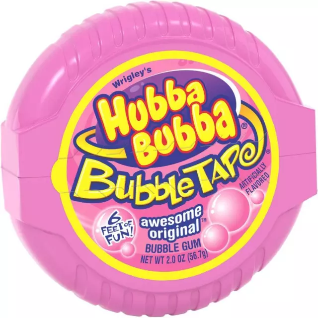  Hubba Bubba Bubble Tape - Original - 2 oz - 12 ct