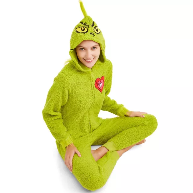 Plus size grinch pajamas 2025