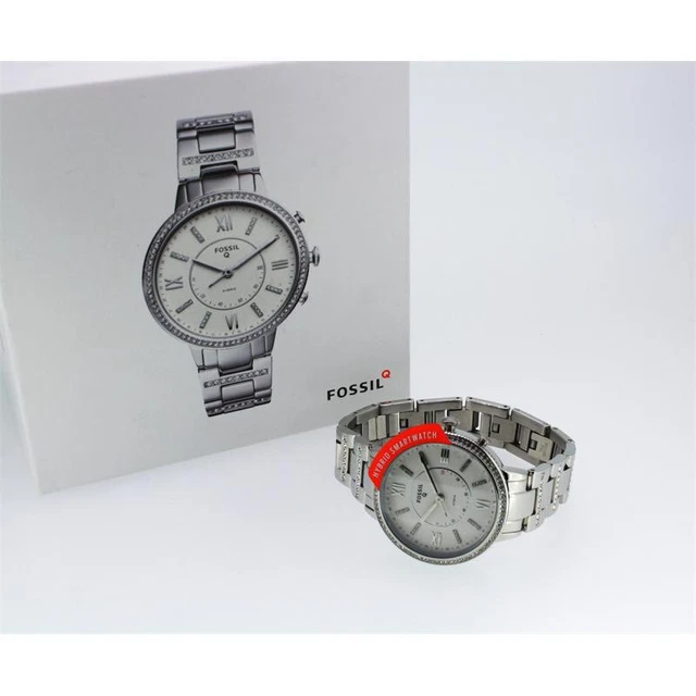 FOSSIL Q VIRGINIA Women s Hybrid Smartwatch FTW5009 Stainless Steel Zirconia MSRP 199 125.92 PicClick UK