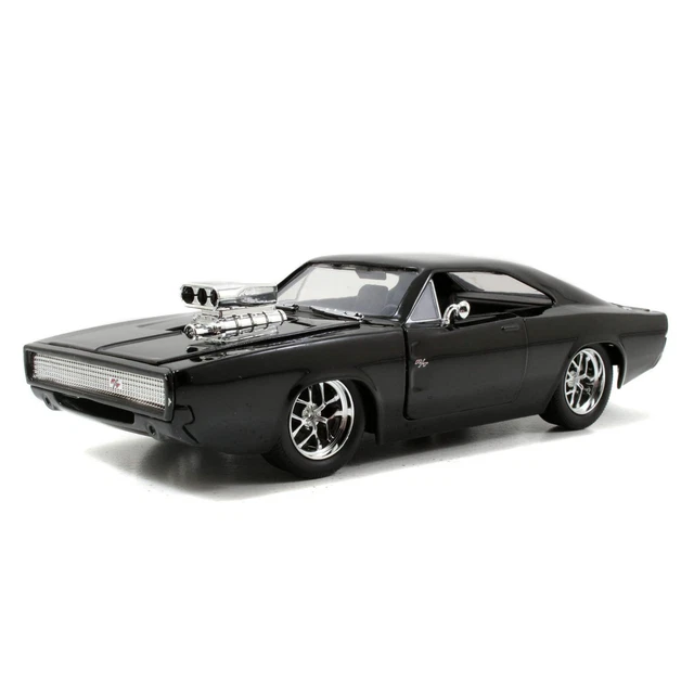 FAST & FURIOUS 1970 Dodge Chargeur W/Figurine Die-Cast 1:24 Model Jada