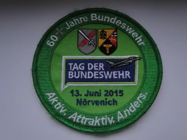 Aufnäher  der  Luftwaffe  60 jahre Bundeswehr 13.Juni 2015 Nörvenich  ca  10 cm