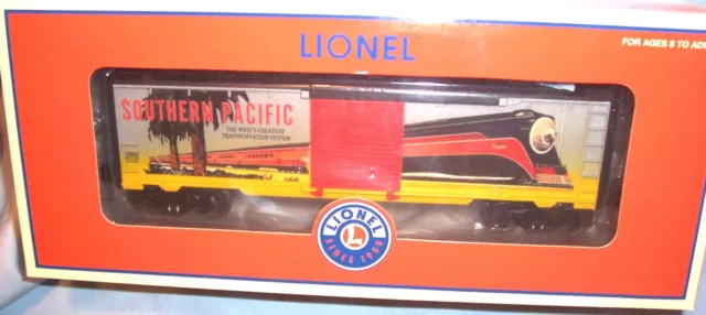 Lionel SOUTHERN PACIFIC RR CLASSIC ART BOXCAR Railroad Freight Train Car 6-29953