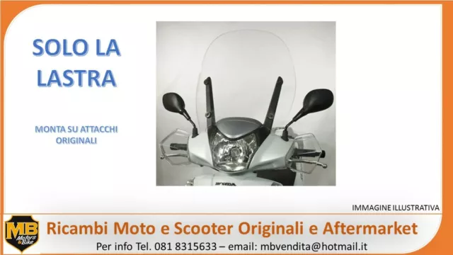 SC4509 PARABREZZA PARAVENTO CUPOLINO HONDA SH 300 i 2018 ISOTTA :  : Auto e Moto