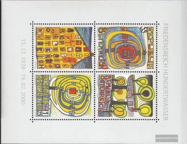 Österreich Block47 (kompl.Ausg.) gestempelt 2008 F. Hundertwasser