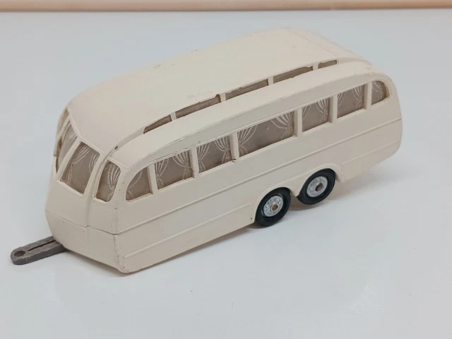 Miniature Caravane Henon EH Norev 1/43 Blanche - Modèle Parfait Sans Boîte