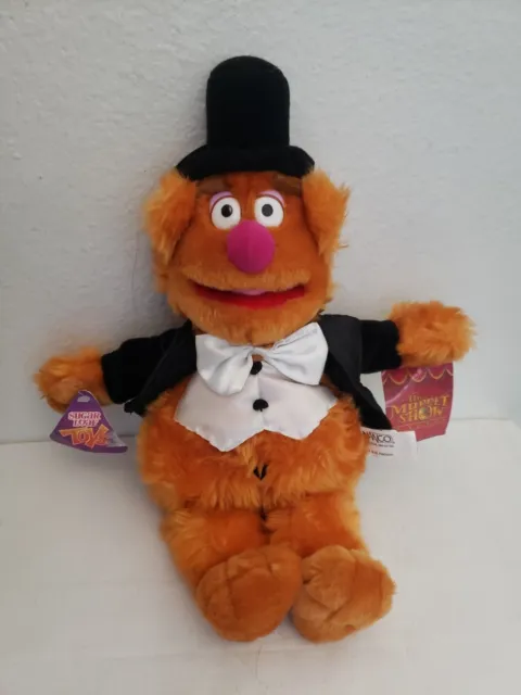 Muppets Fozzie Bear Plush Stuffed Animal Tuxedo Top Hat Sugar Loaf Nanco