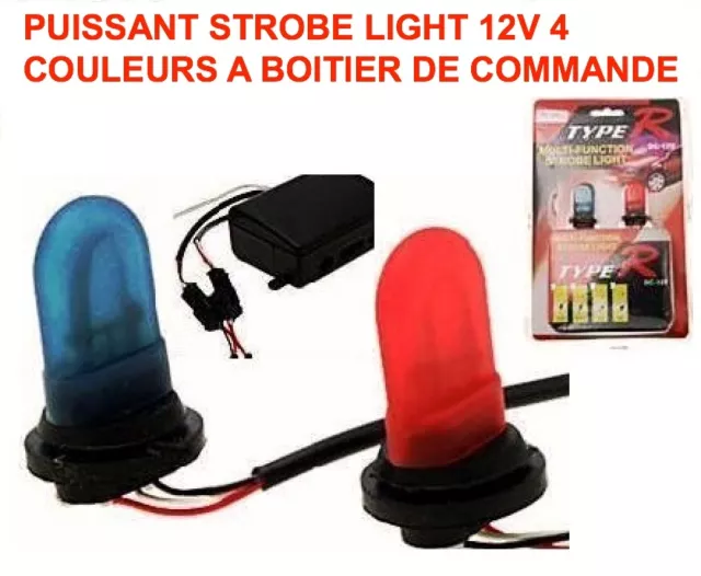 Top Strobe Light Flash Boitier 100000 Lux! Regardez La Video! Special Moto Scoot