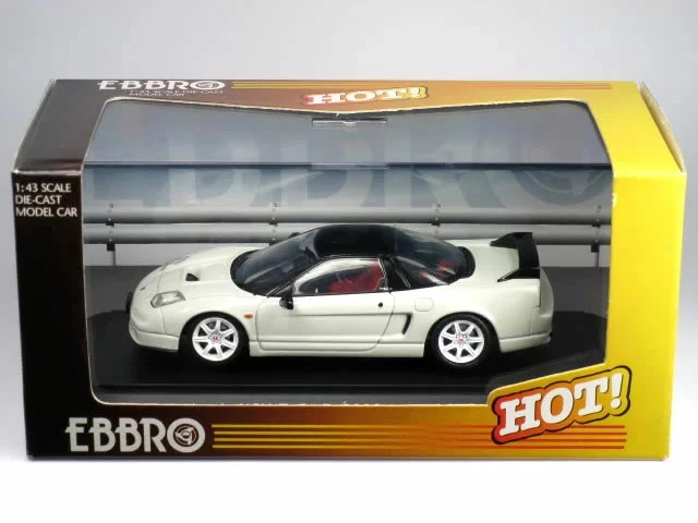 EBBRO 1/43 HONDA NSX Type R 2002 NA2 White JDM Supercar Prototype