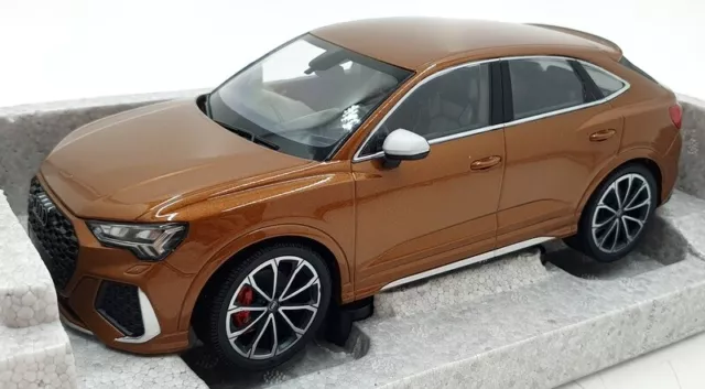 Modèle Auto Static Diecast Audi Q3 Rs 2019 Vert Modélisme Échelle