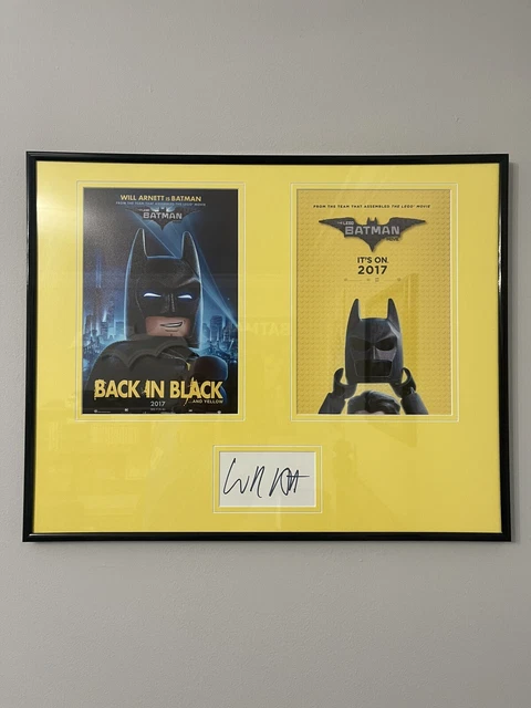 LEGO BATMAN MOVIE Cast(x6) Authentic Hand-Signed Will Arnett