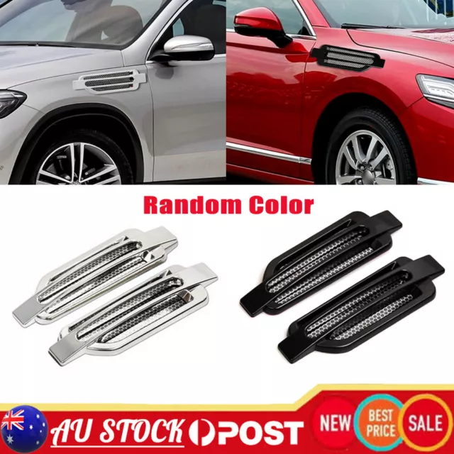 1 Pair Car Side Plastic Cover Side Airflow Airflow Vent Stickers
