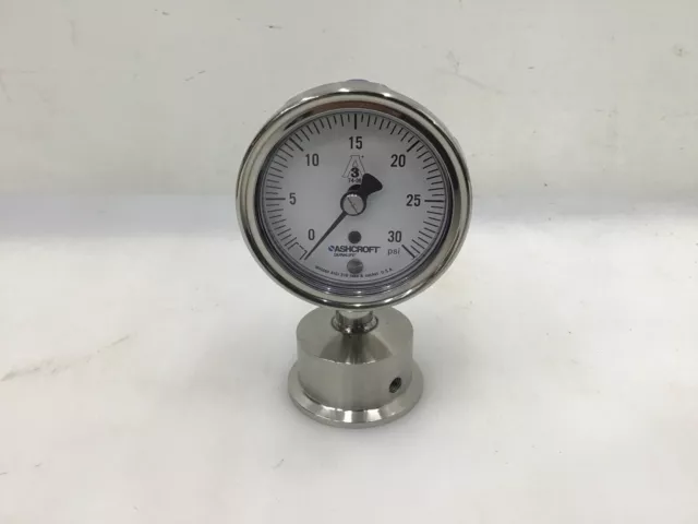 ASHCROFT - 25-1032S-15L-100 Pressure Gauge 0 to 100 psi 2-1/2In