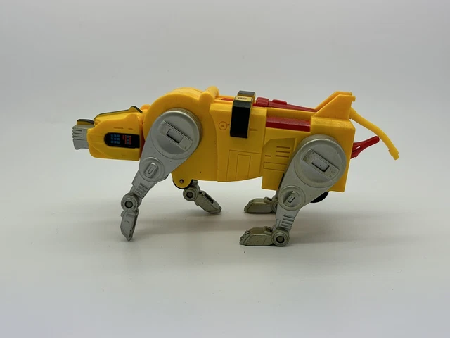 VOLTRON DIE CAST 1981 Y&K Yellow Lion #5 Metal Vintage Japan GB-36