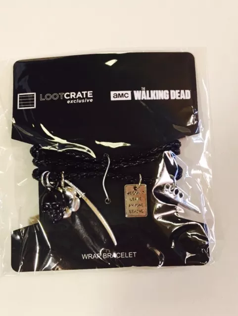 Fangirl 2016 - WALKING DEAD Wrap Charm Bracelet - Rare Loot Crate Exclusive