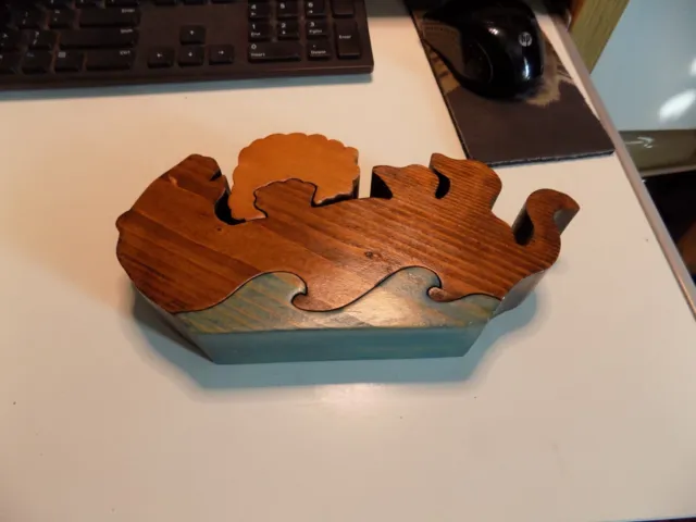 Otter Wooden Puzzle Handmade Handcrafted